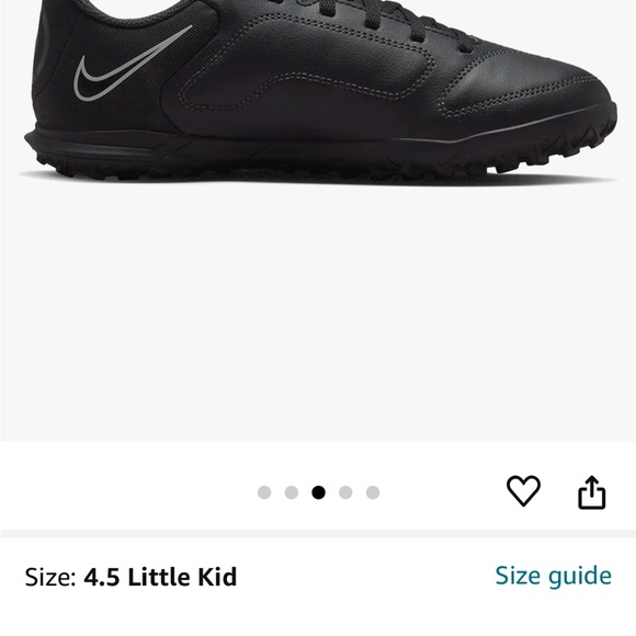 Nike Unisex-Child Jr. Tiempo Legend size 10 Club Tf Sneaker - Picture 7 of 8